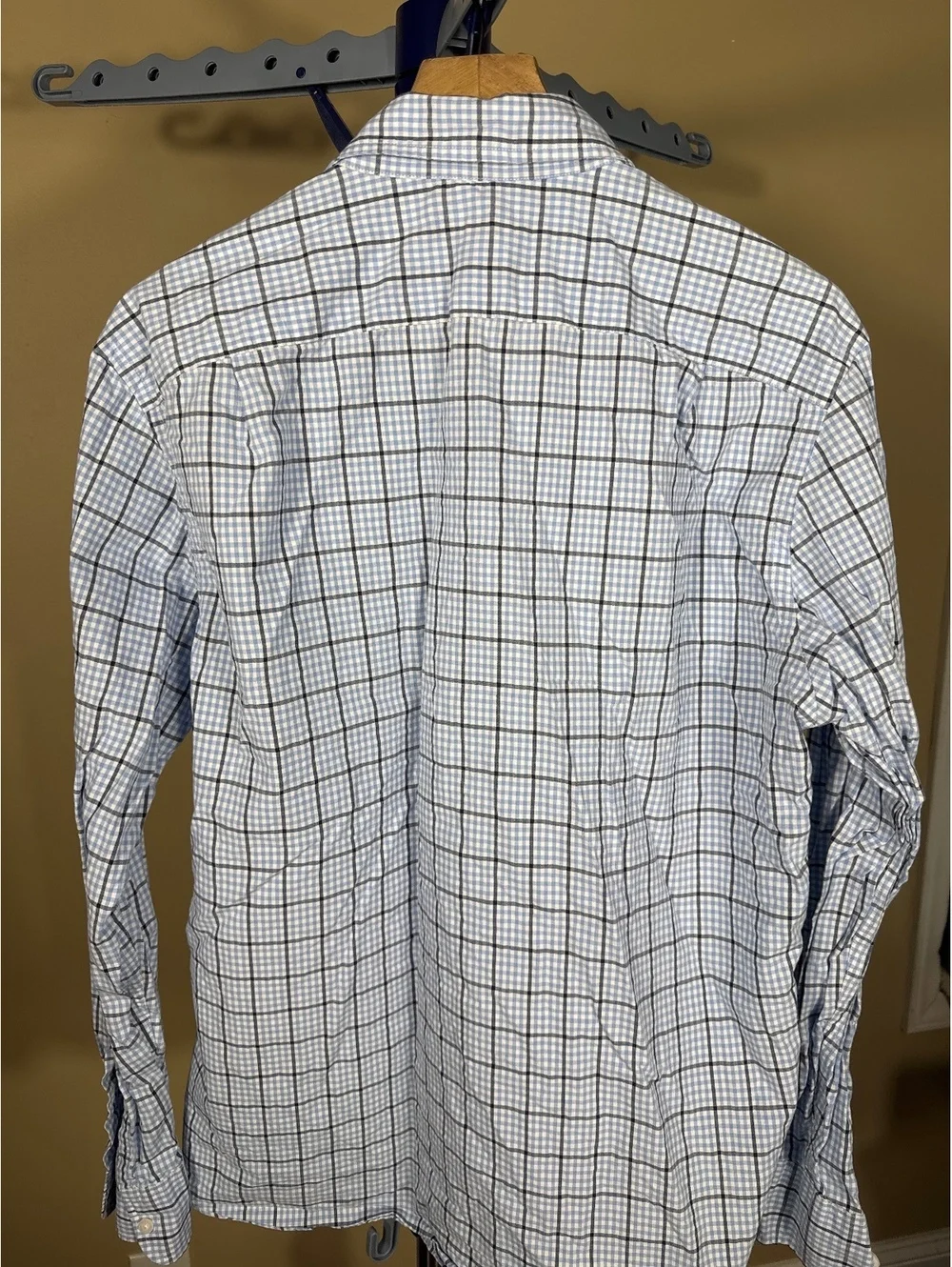 J.Crew Men's Long Sleeve Button-Down Check Shirt Size Large